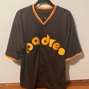 Brown Padres Baseball Jersey